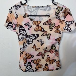 Shein Butterfly Top size 2/small - never worn